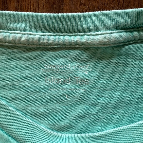 Vineyard Vines Island Tee Light Blue Long Sleeve Shirt size large - Picture 5 of 6